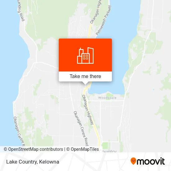 Lake Country map