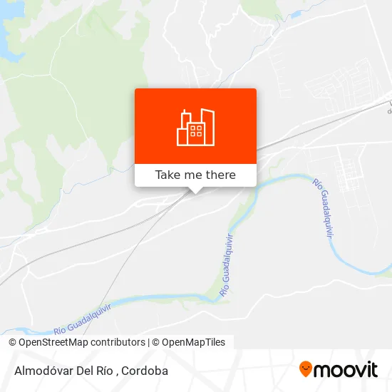 Almodóvar Del Río map