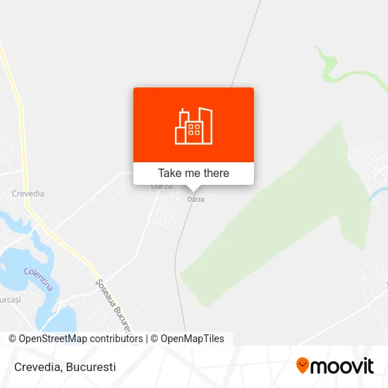 Crevedia map