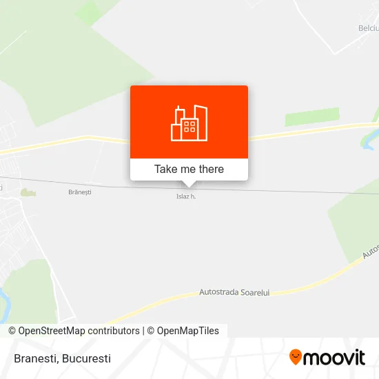 Branesti map