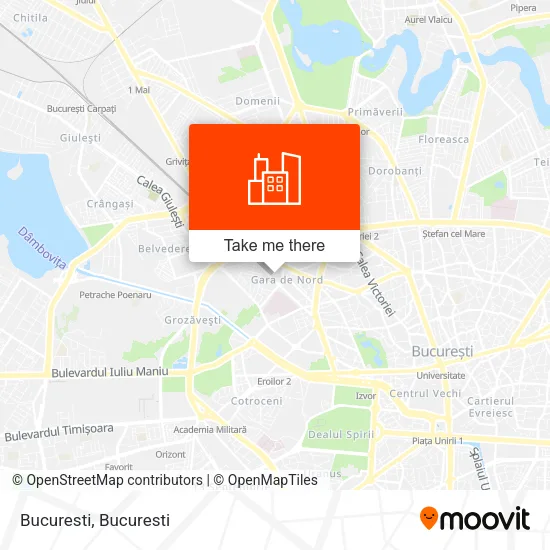 Bucuresti map
