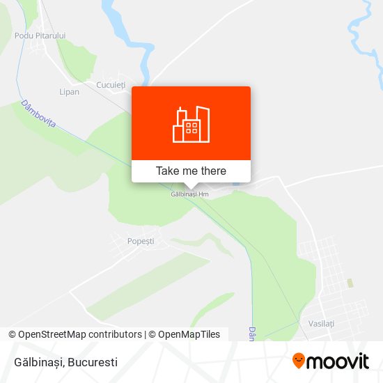 Gălbinași map