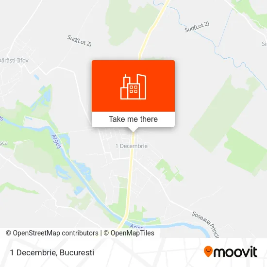 1 Decembrie map