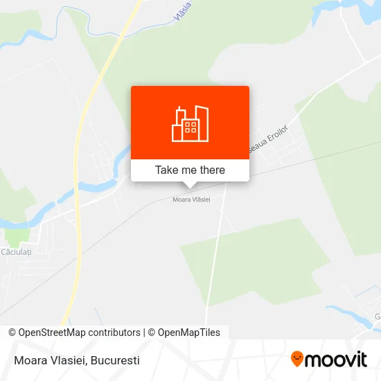 Moara Vlasiei map