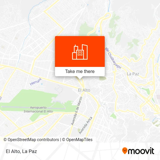 El Alto map
