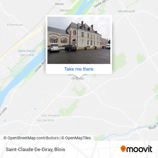 Saint-Claude-De-Diray map