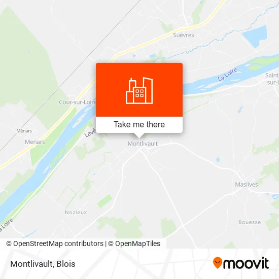 Montlivault map