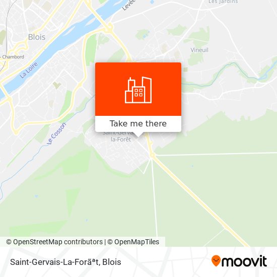 Saint-Gervais-La-Forãªt map