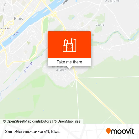 Saint-Gervais-La-Forãªt map