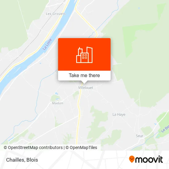 Chailles map