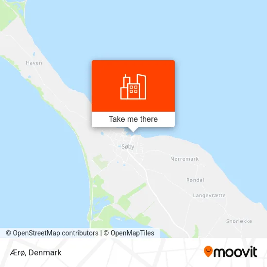Ærø map