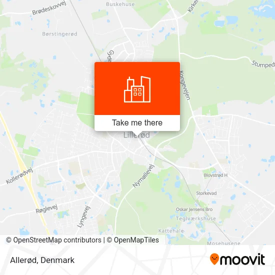 Allerød map