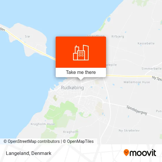Langeland map