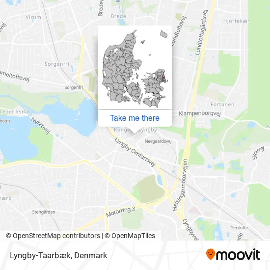 Lyngby-Taarbæk map