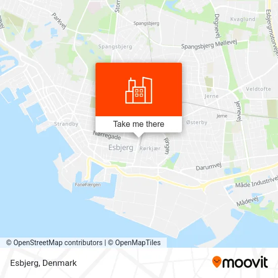 Esbjerg map