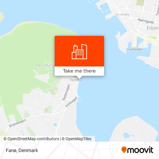 Fanø map