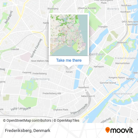 Frederiksberg map