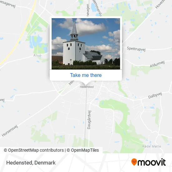 Hedensted map