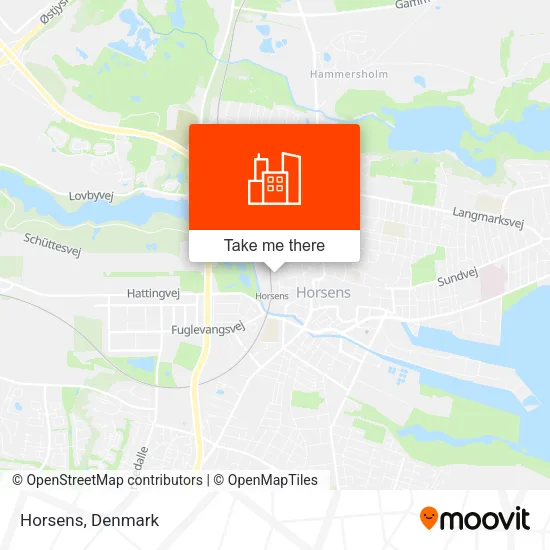 Horsens map