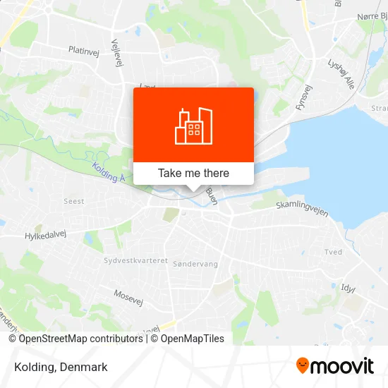 Kolding map