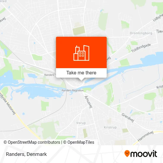 Randers map