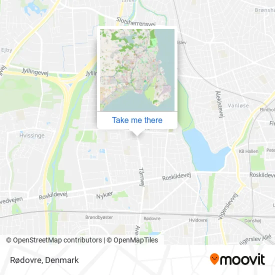 Rødovre map