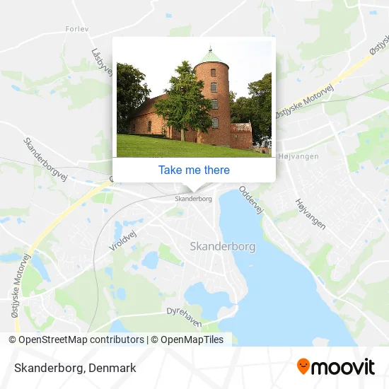 Skanderborg map