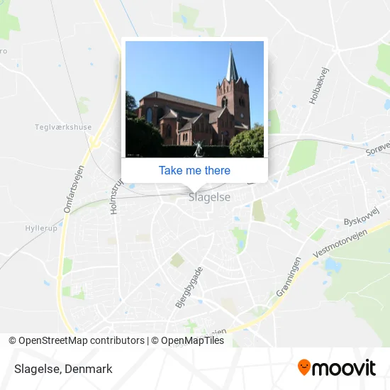 Slagelse map