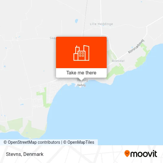 Stevns map