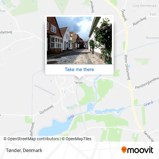 Tønder map