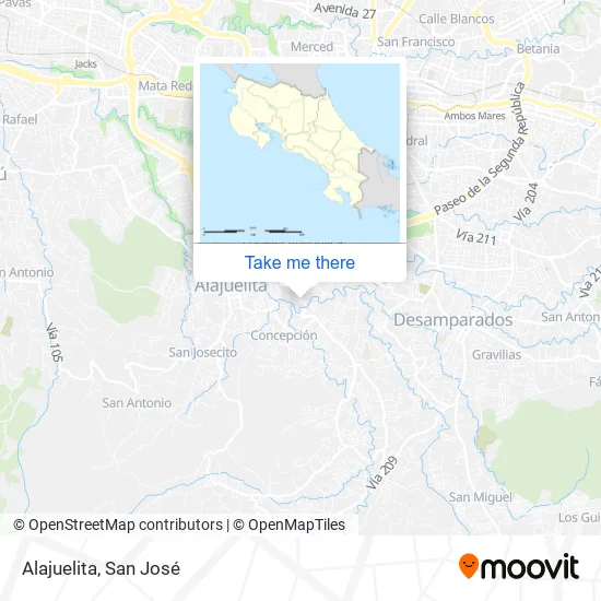 Alajuelita map