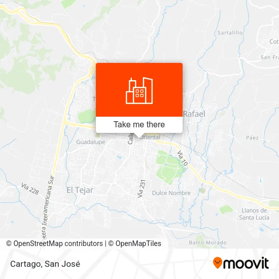 Cartago map