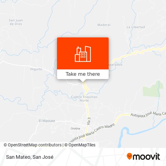 San Mateo map