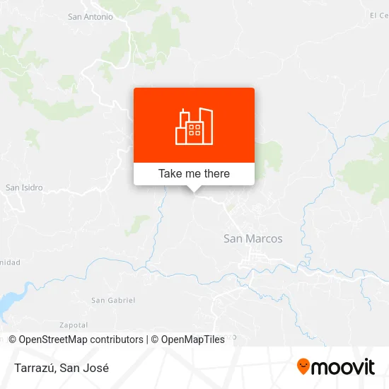 Tarrazú map