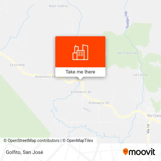 Golfito map