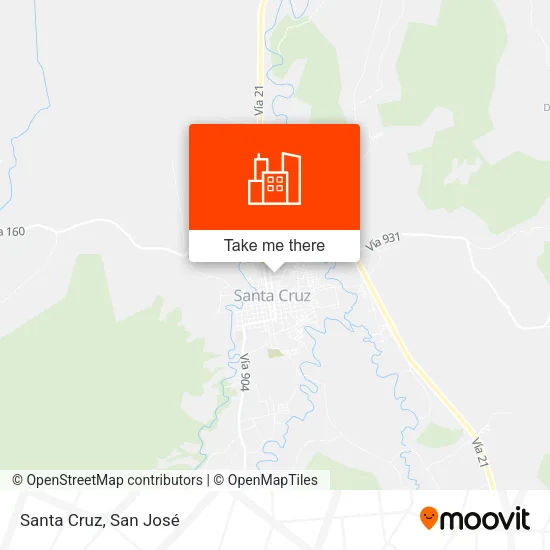 Santa Cruz map
