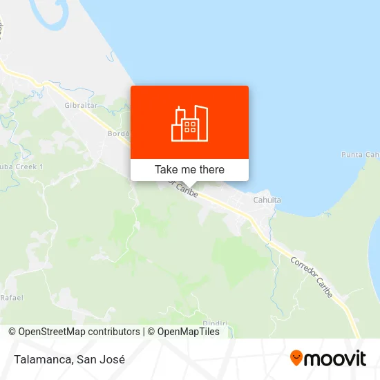 Talamanca map