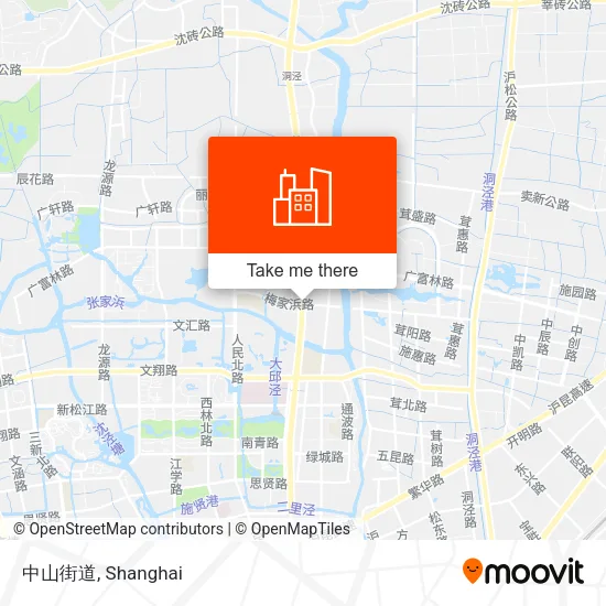 中山街道 map
