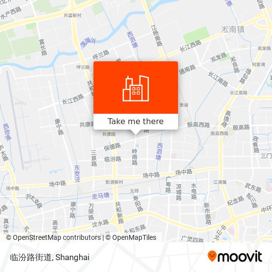 临汾路街道 map