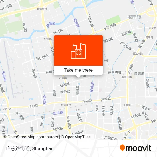 临汾路街道 map