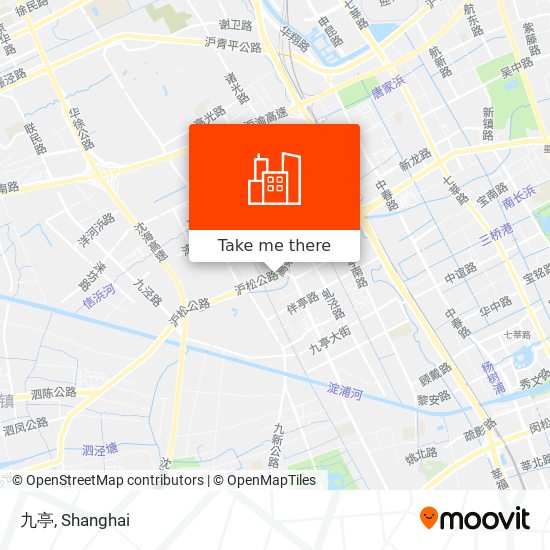 九亭 map