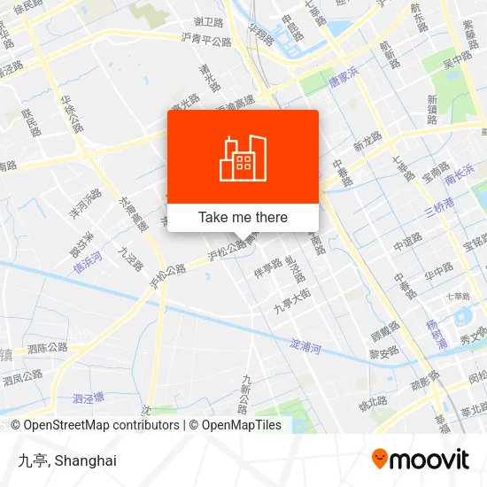 九亭 map