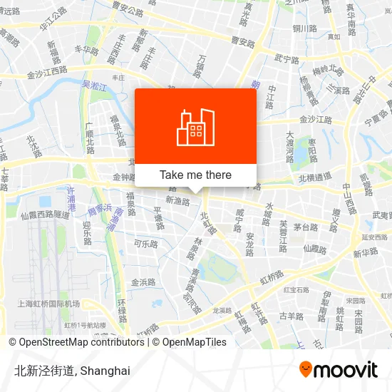北新泾街道 map