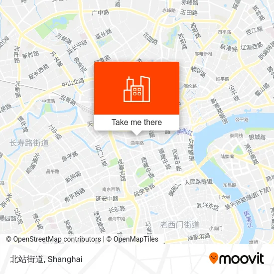 北站街道 map