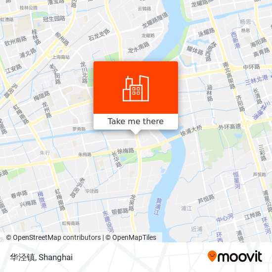 华泾镇 map