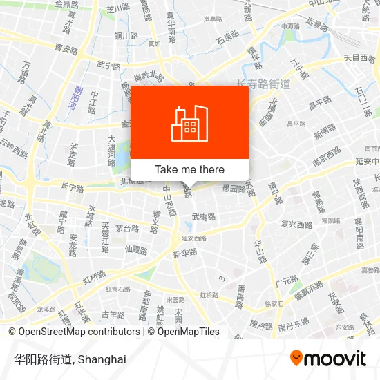 华阳路街道 map