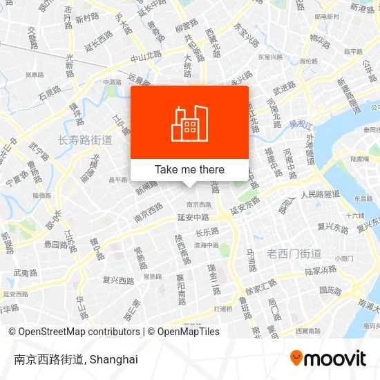 南京西路街道 map