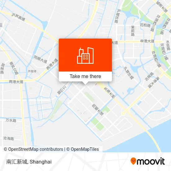 南汇新城 map