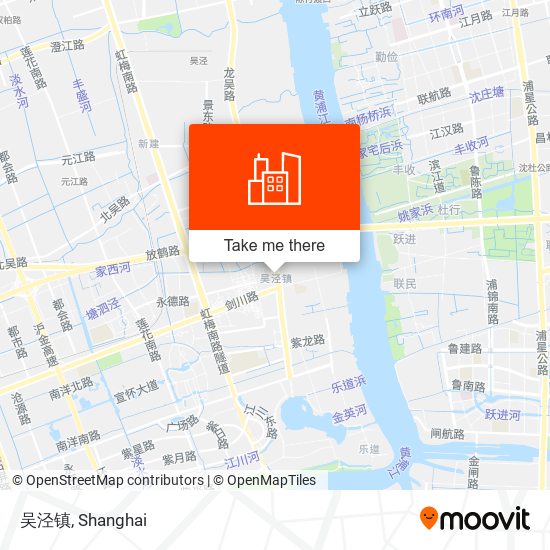 吴泾镇 map