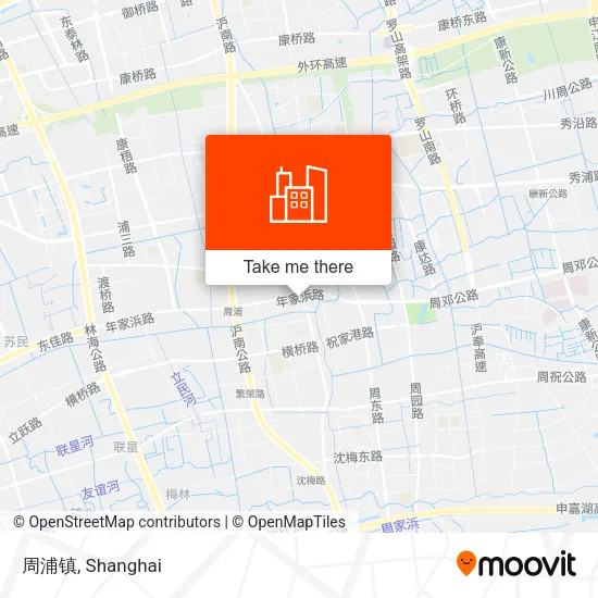 周浦镇 map